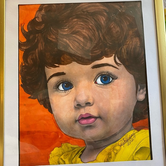 Original one of a kind signed & framed art - Picture 1 of 2